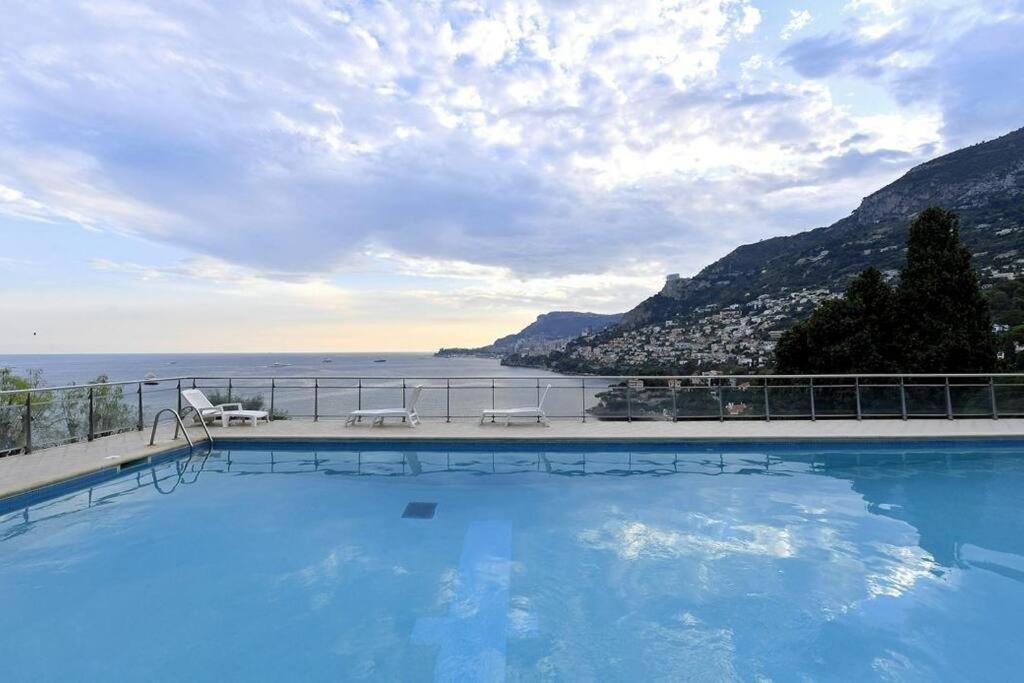 Grand Bleu, Appartamento Vista Mare E Monaco Rocabruna Exterior foto
