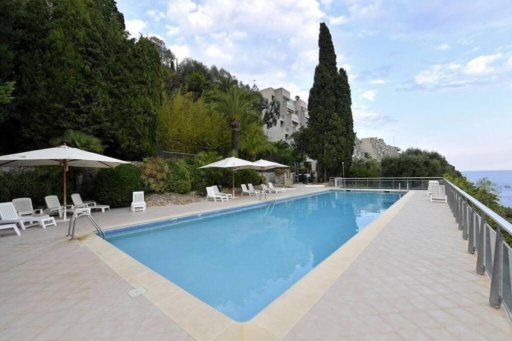 Grand Bleu, Appartamento Vista Mare E Monaco Rocabruna Exterior foto