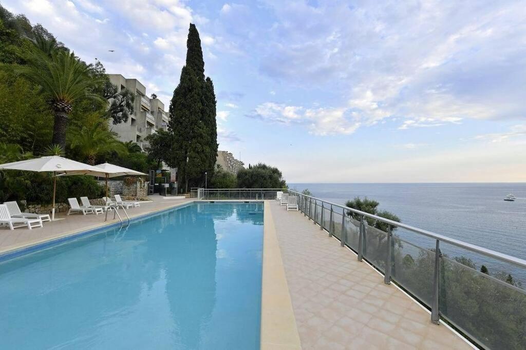 Grand Bleu, Appartamento Vista Mare E Monaco Rocabruna Exterior foto